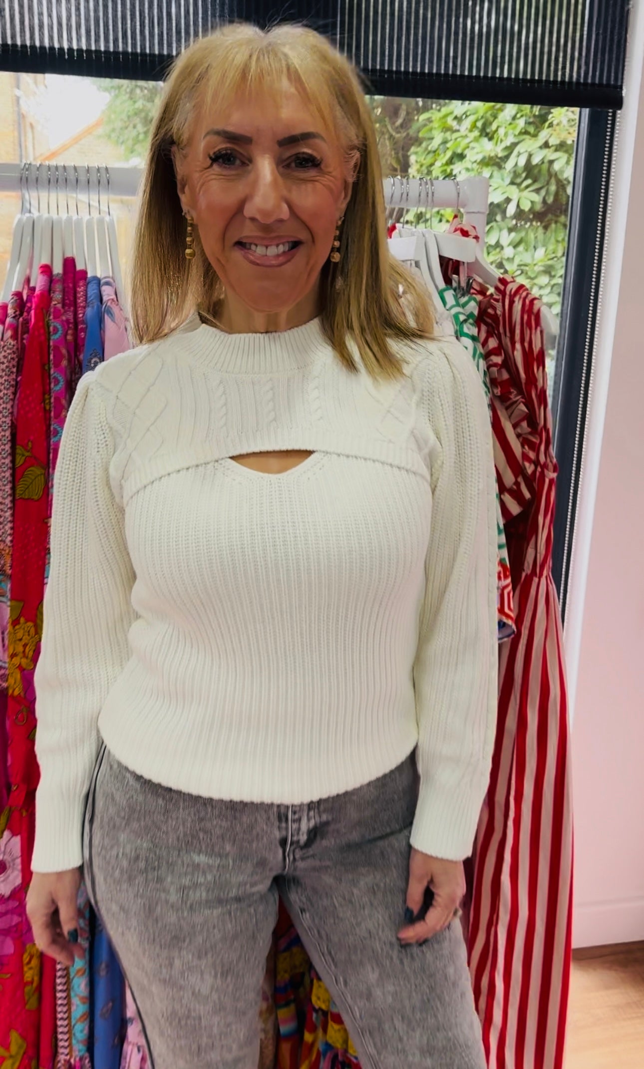 Kamaggi Keyhole Sweater - New Season - Kaffe