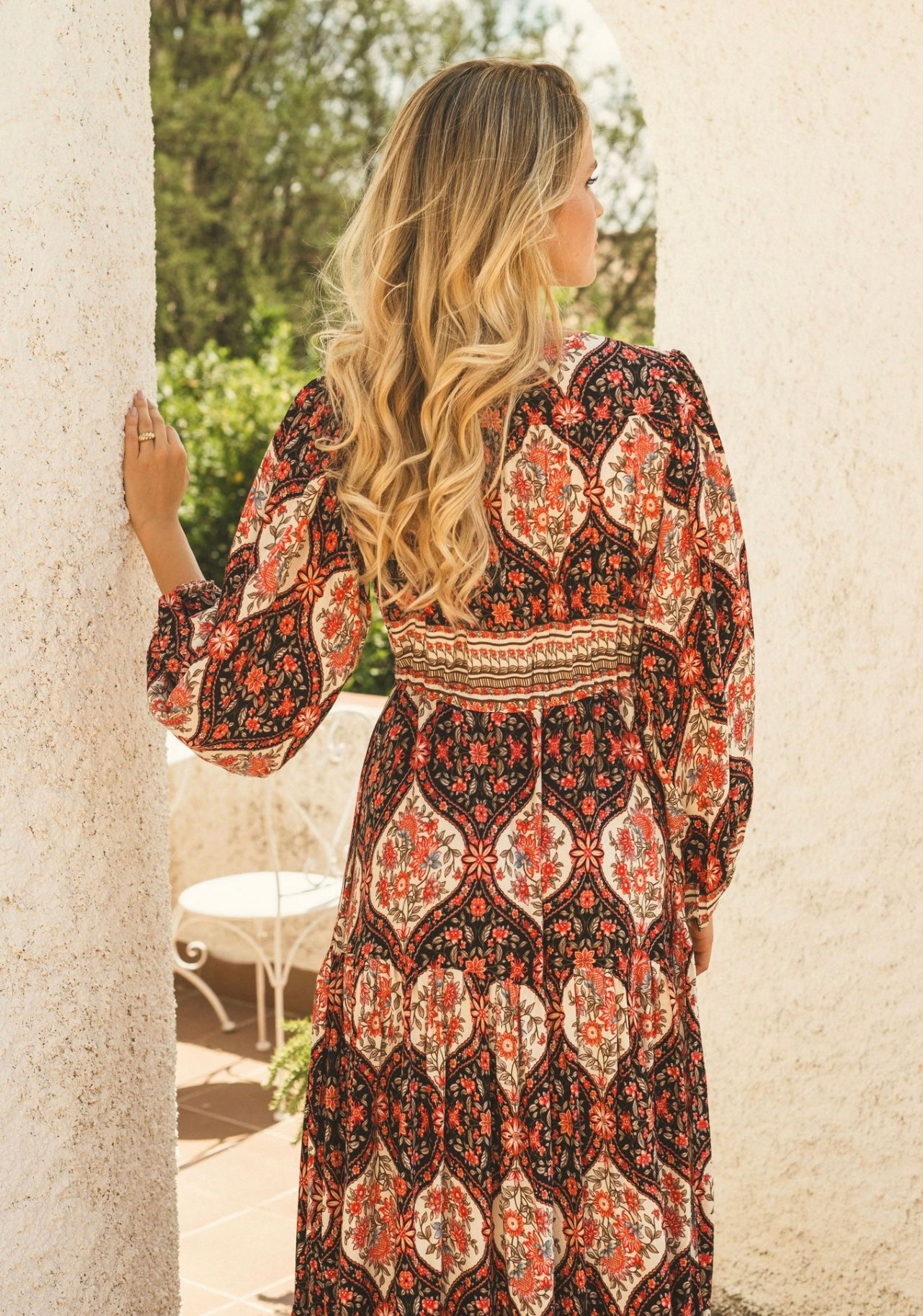Aisha Print Teresa Maxi Dress - Jaase - New Collection