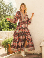 Load image into Gallery viewer, Aisha Print Teresa Maxi Dress - Jaase - New Collection
