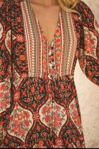 Aisha Print Teresa Maxi Dress - Jaase - New Collection