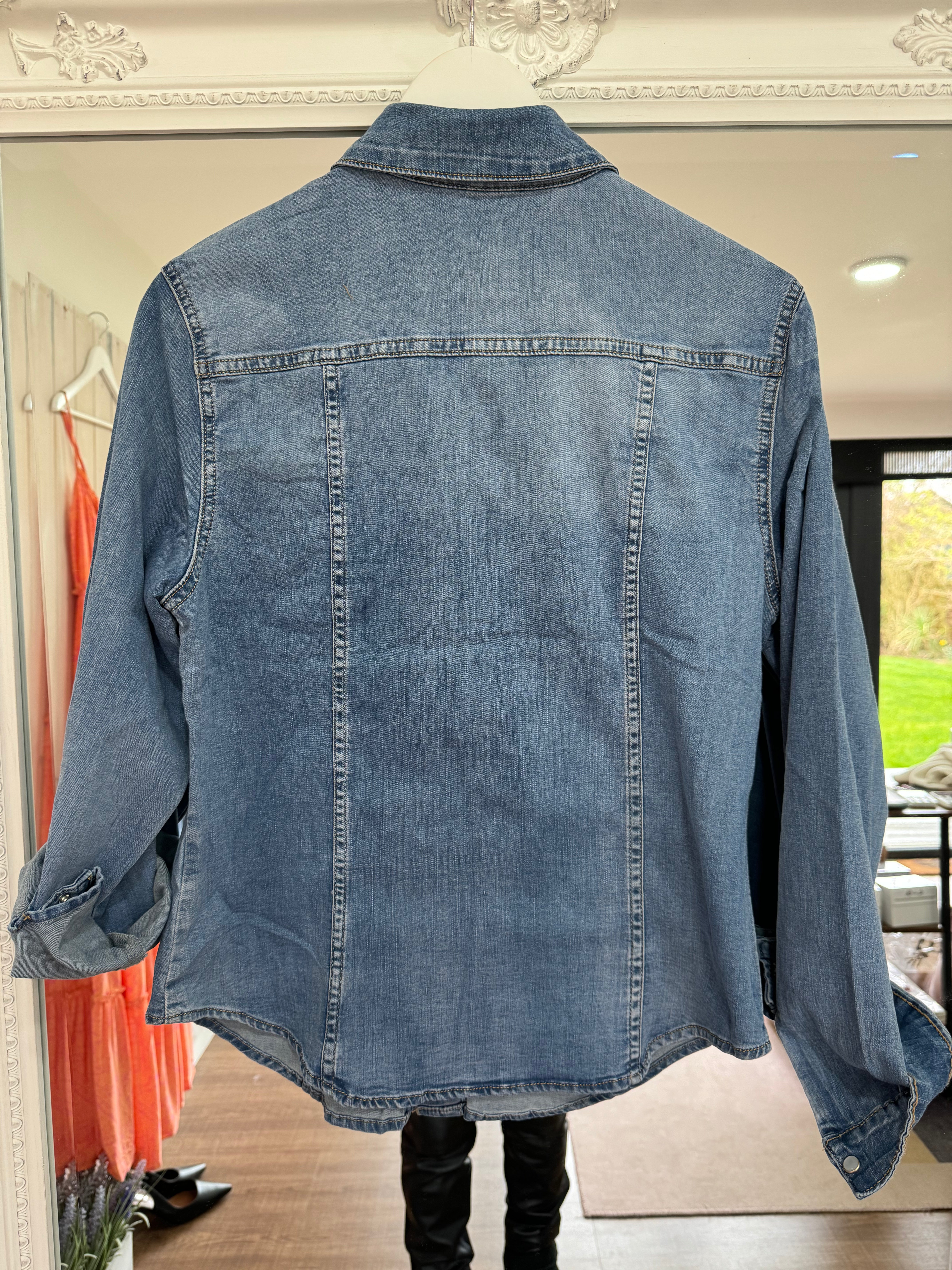 Rangler Stretch Denim Shirt - Studio Parisien - New Collection