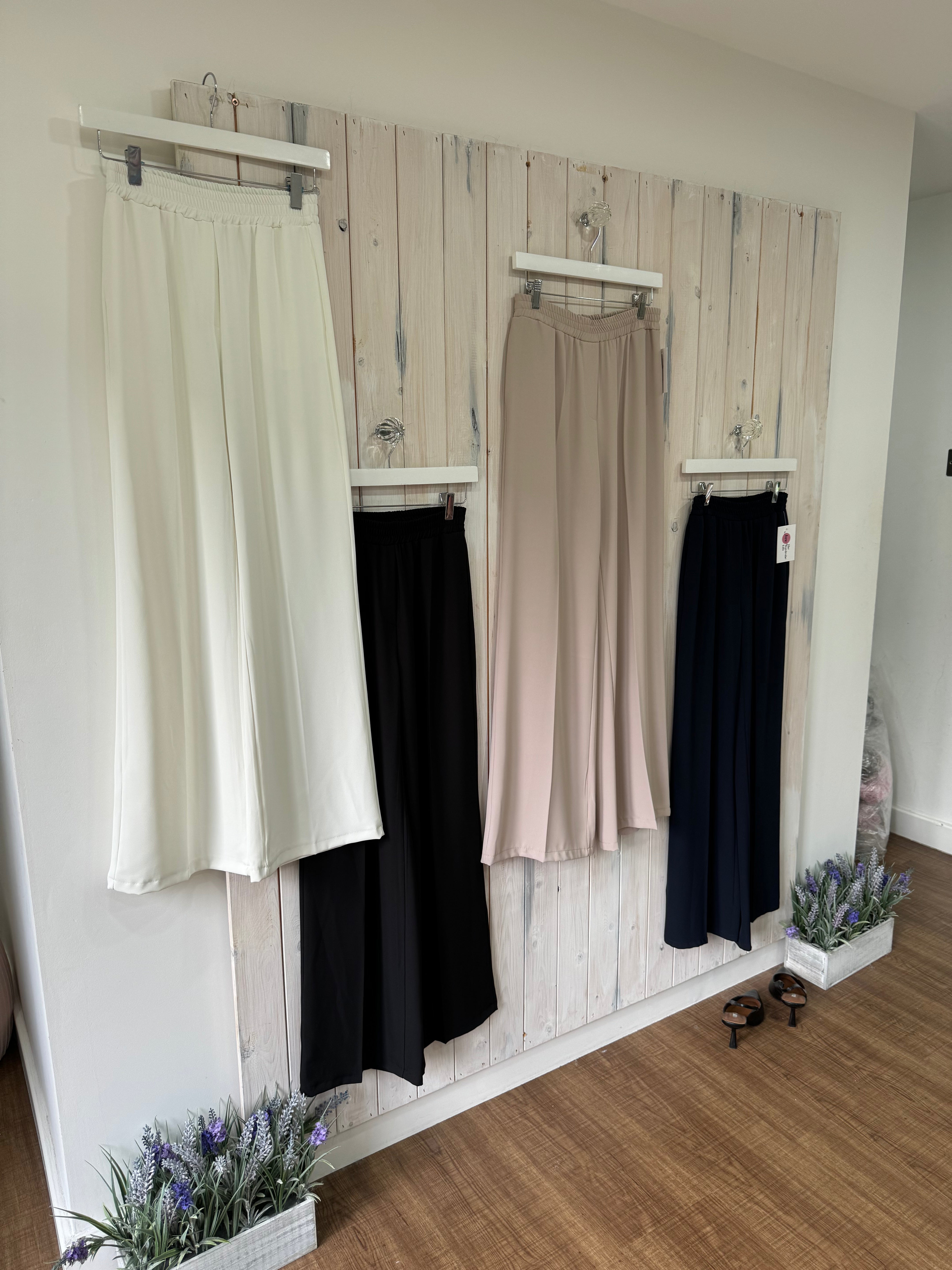 Leni Wide Leg Trousers - 4 Colours - New Collection