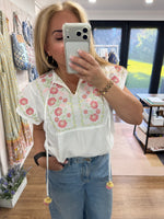 Load image into Gallery viewer, Lilah Embroidered Blouse - Mamouchka - New Season

