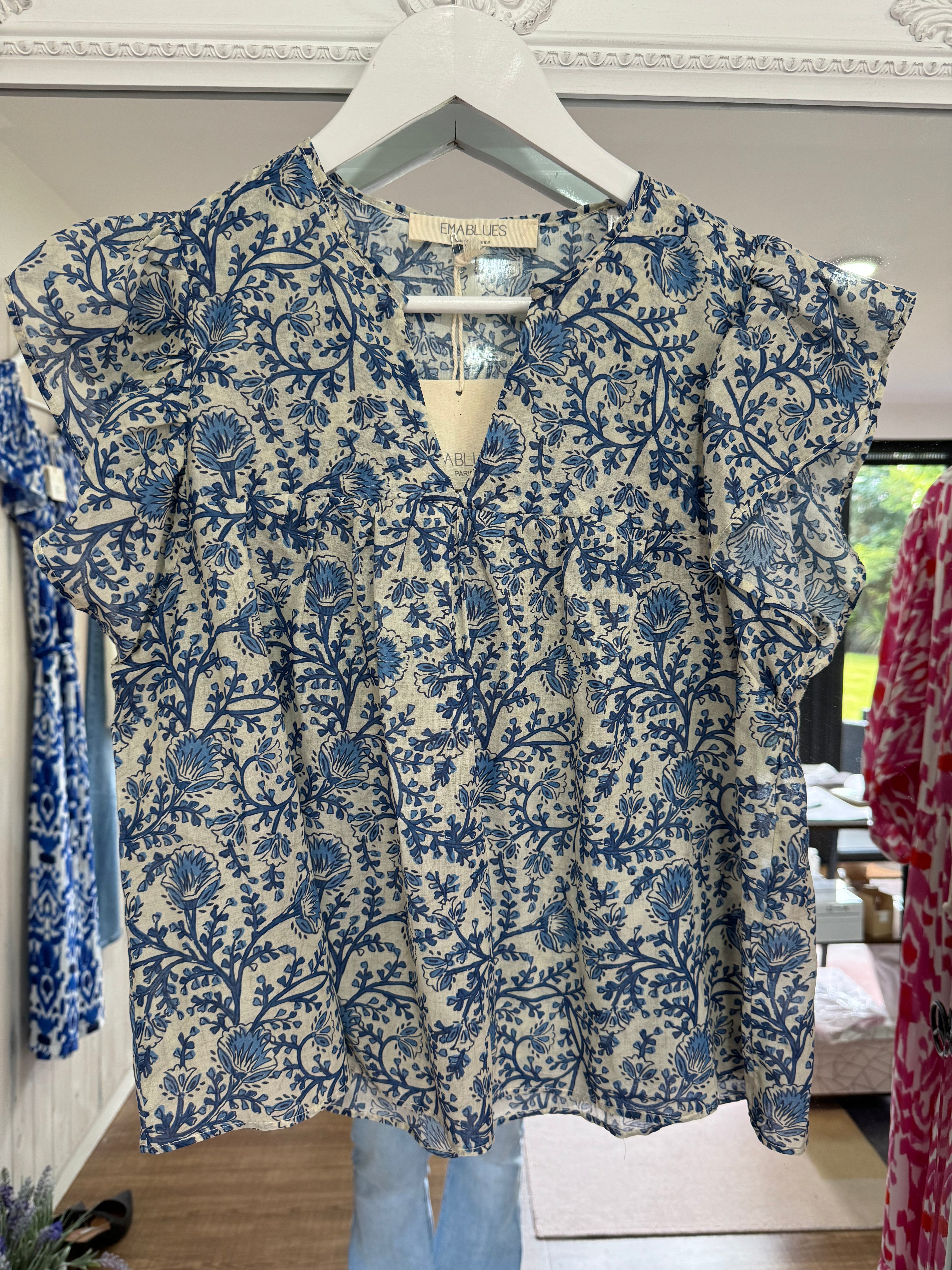 Lilou Top - 3 Colours - New Season - Ema Blues