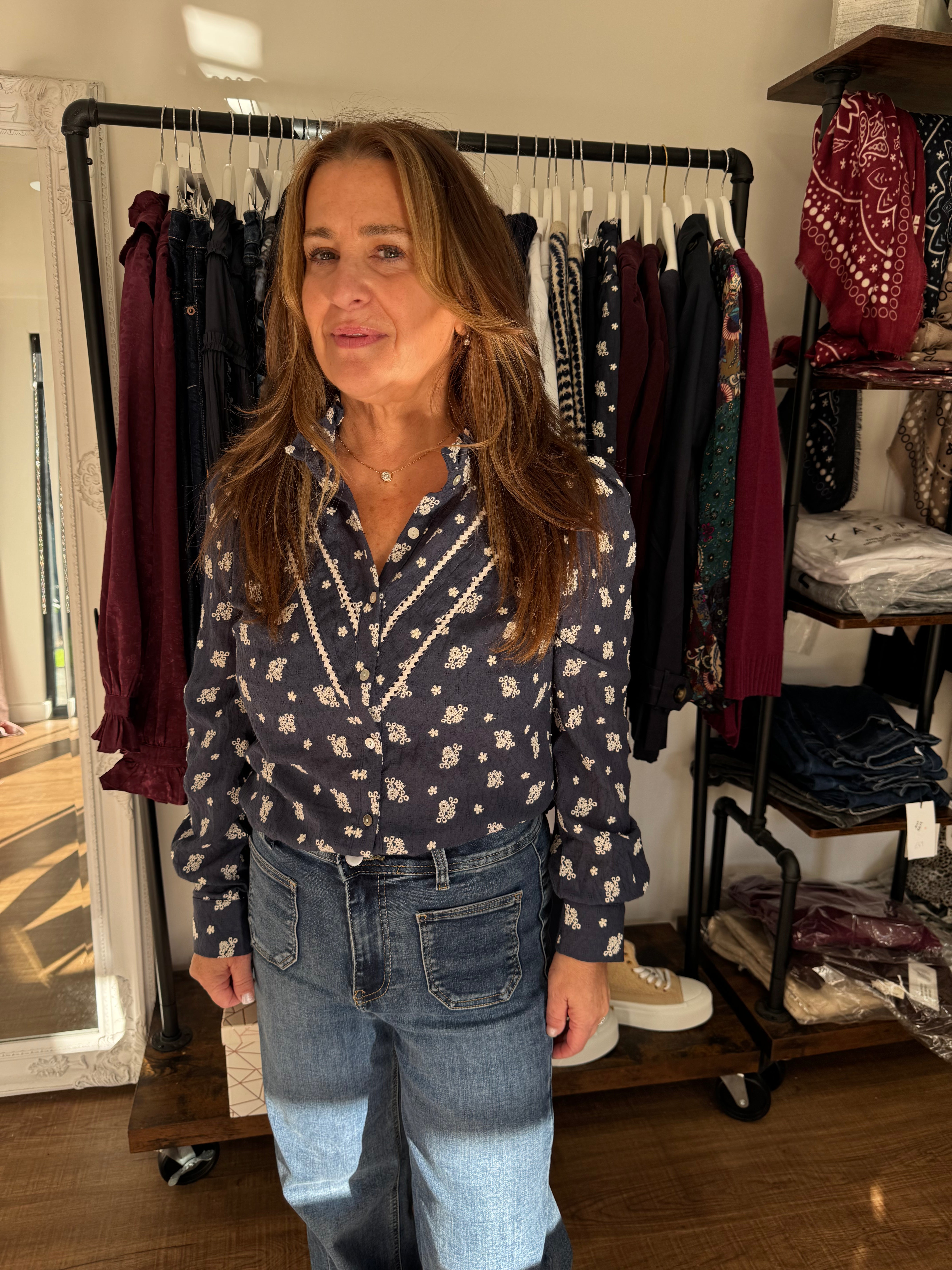 Molly Embroidered Blouse - New Season