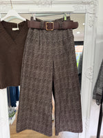 Load image into Gallery viewer, Annabelle Chocolate Check Trousers - AW26
