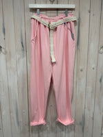 Load image into Gallery viewer, Belted Tapered Jogger - New Season
