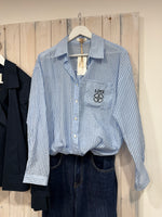 Load image into Gallery viewer, Stripe Love Shirt - New Season
