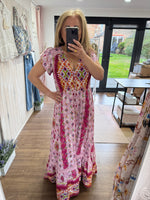 Load image into Gallery viewer, Lost Tribe Print Carment Maxi Dress - Jaase - New Season
