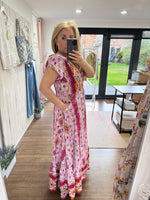 Load image into Gallery viewer, Lost Tribe Print Carment Maxi Dress - Jaase - New Season
