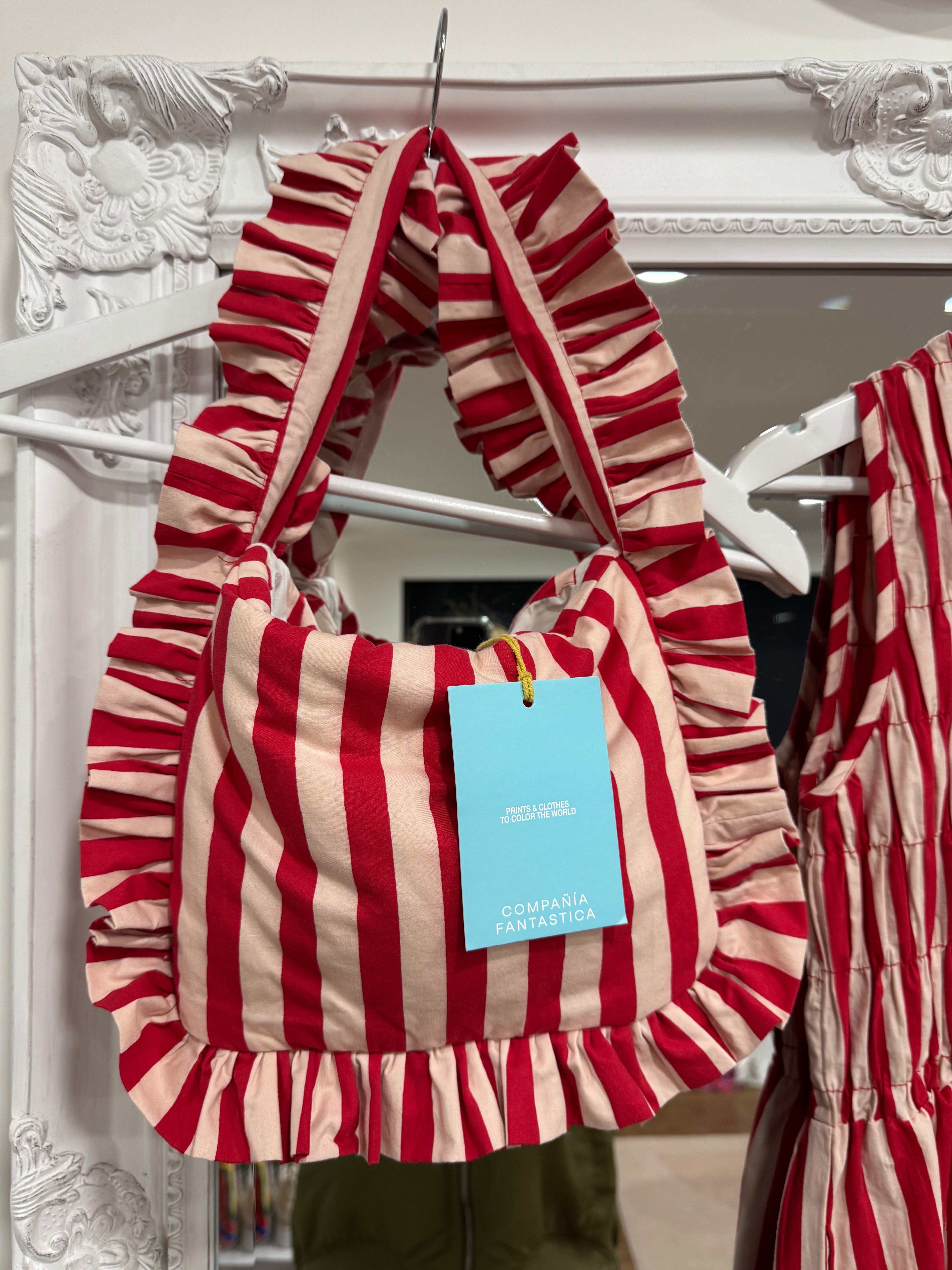 Candy Stripe Frill bag - New Brand - Compania