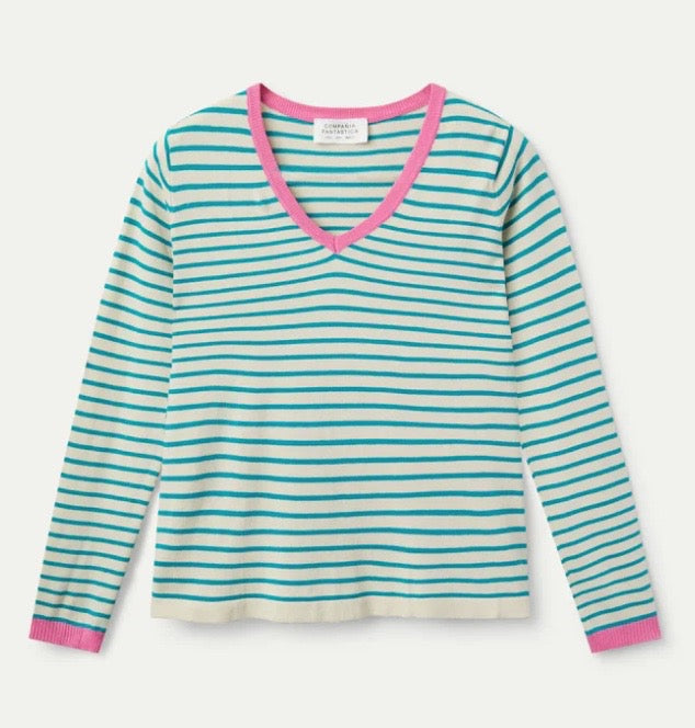 Stripe Summer Jumper - New Brand - Compania