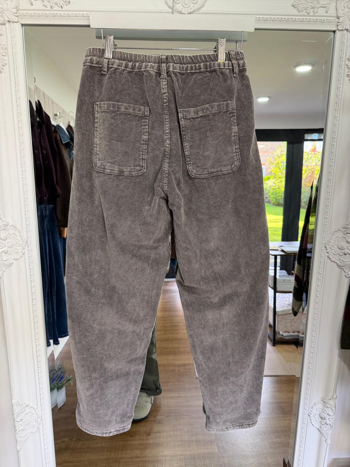 Grey Cargo Pull-on Cords - AW26