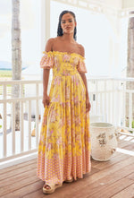 Load image into Gallery viewer, Sol Print Claudette Maxi - Jaase New Season
