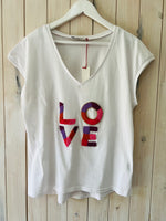 Load image into Gallery viewer, Love Applique T-shirt - Sam &amp; Lilli
