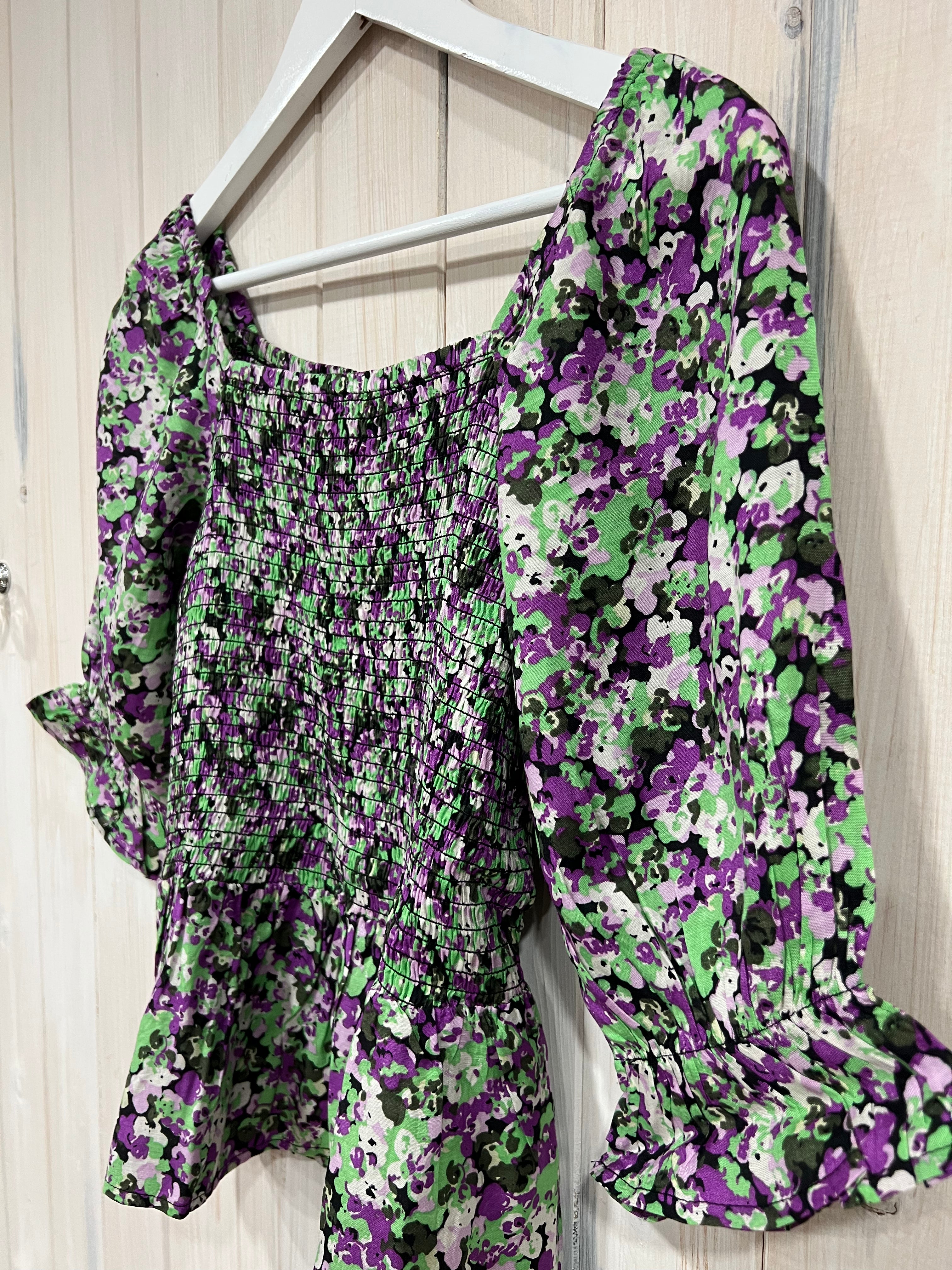 Lorania Smocked Top - New Season Kaffe