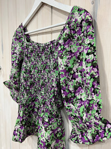Lorania Smocked Top - New Season Kaffe