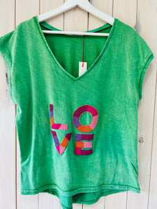Love Applique T-shirt - Sam & Lilli