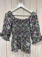 Load image into Gallery viewer, Lorania Smocked Top - New Season Kaffe
