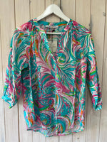 Load image into Gallery viewer, Maldives Blouse - Ema Blues - New Colours!
