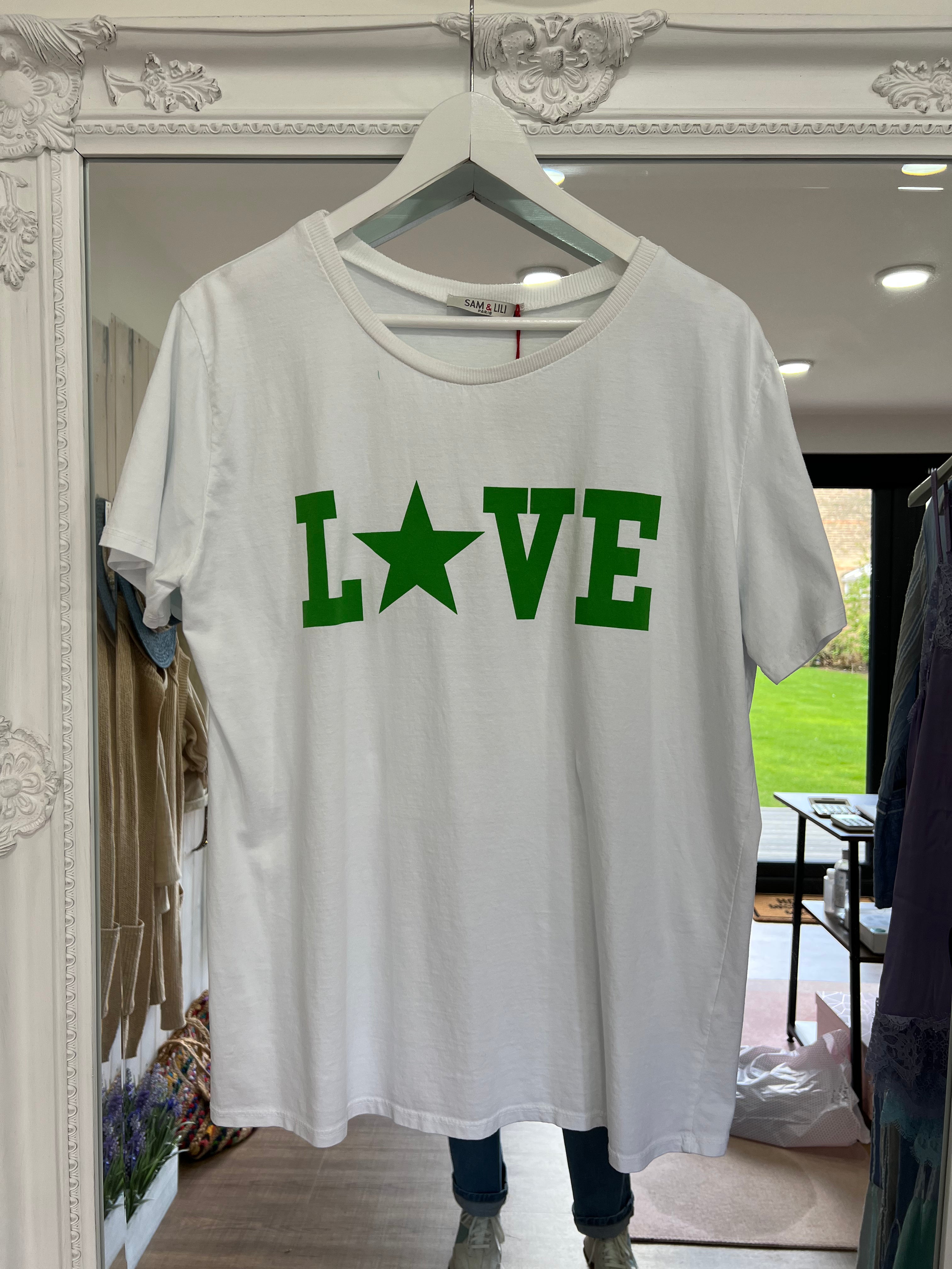 Love Tshirt - 1 Left! - Sam & Lilli