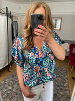 Load image into Gallery viewer, Yael Blouse - Print Options - The Wardrobe Edit
