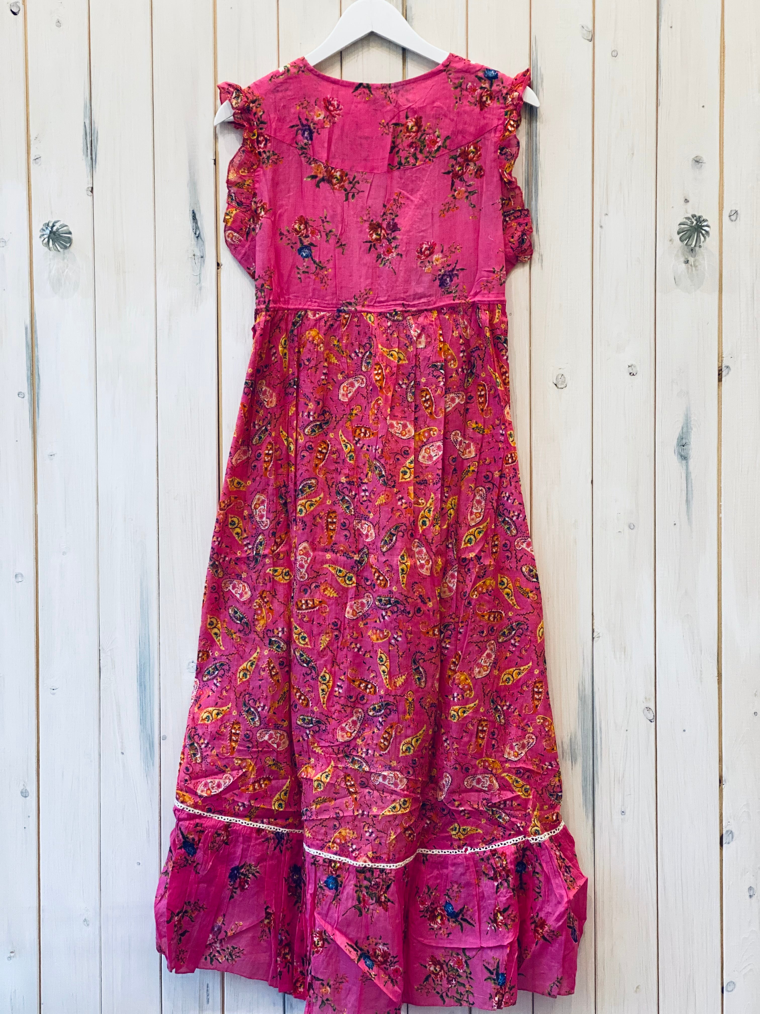 Mika Hi Lo Boho Dress - Print Options - The Wardrobe Edit