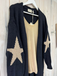 Star Long Cardigan - New Collection
