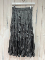 Load image into Gallery viewer, Crushed Velvet Skirt - 2 Colours - New Brand
