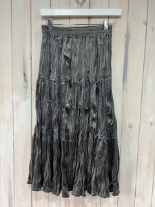 Crushed Velvet Skirt - 2 Colours - New Brand