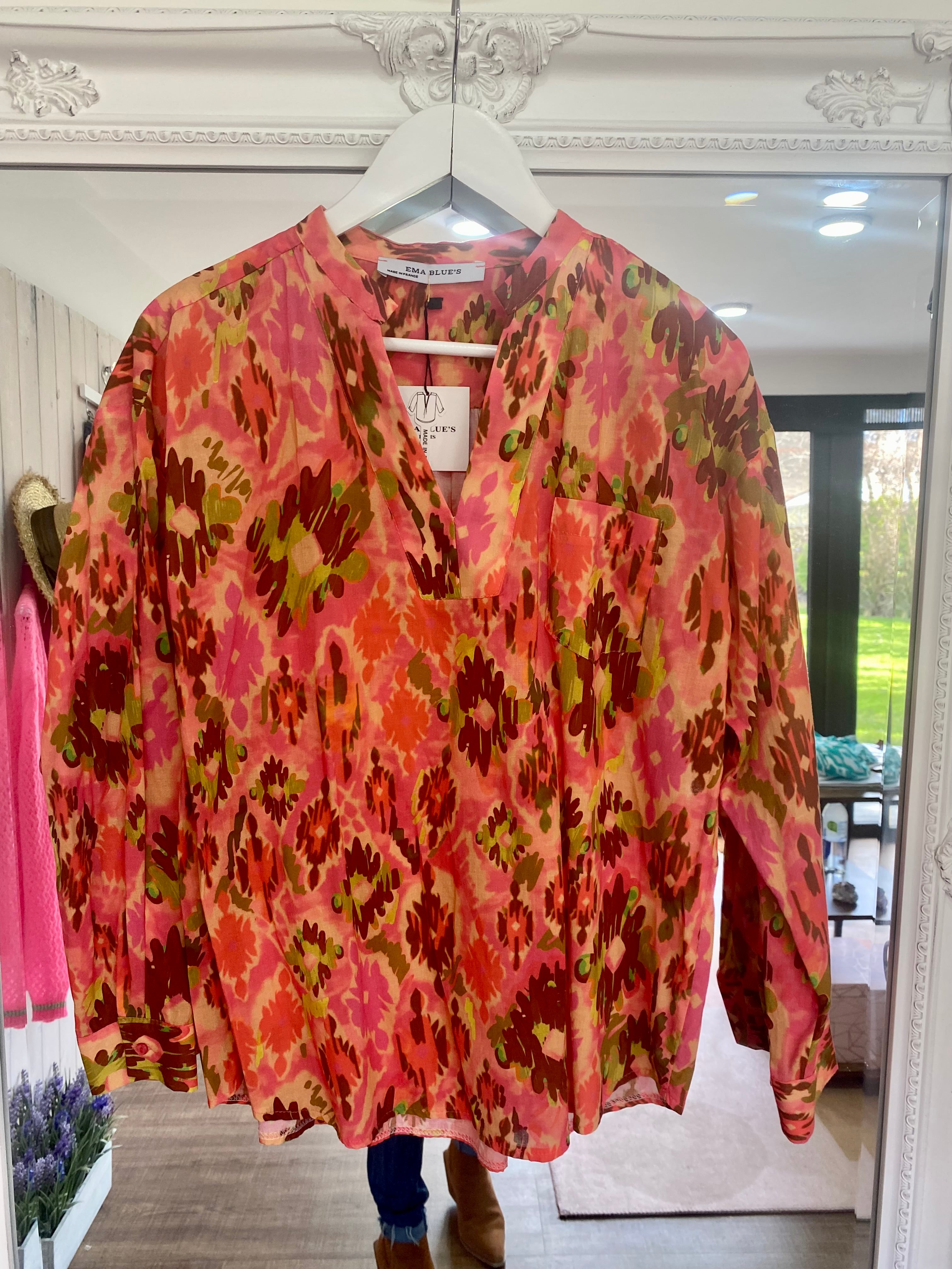 Vanille Blouse - Ema Blues - Last One!