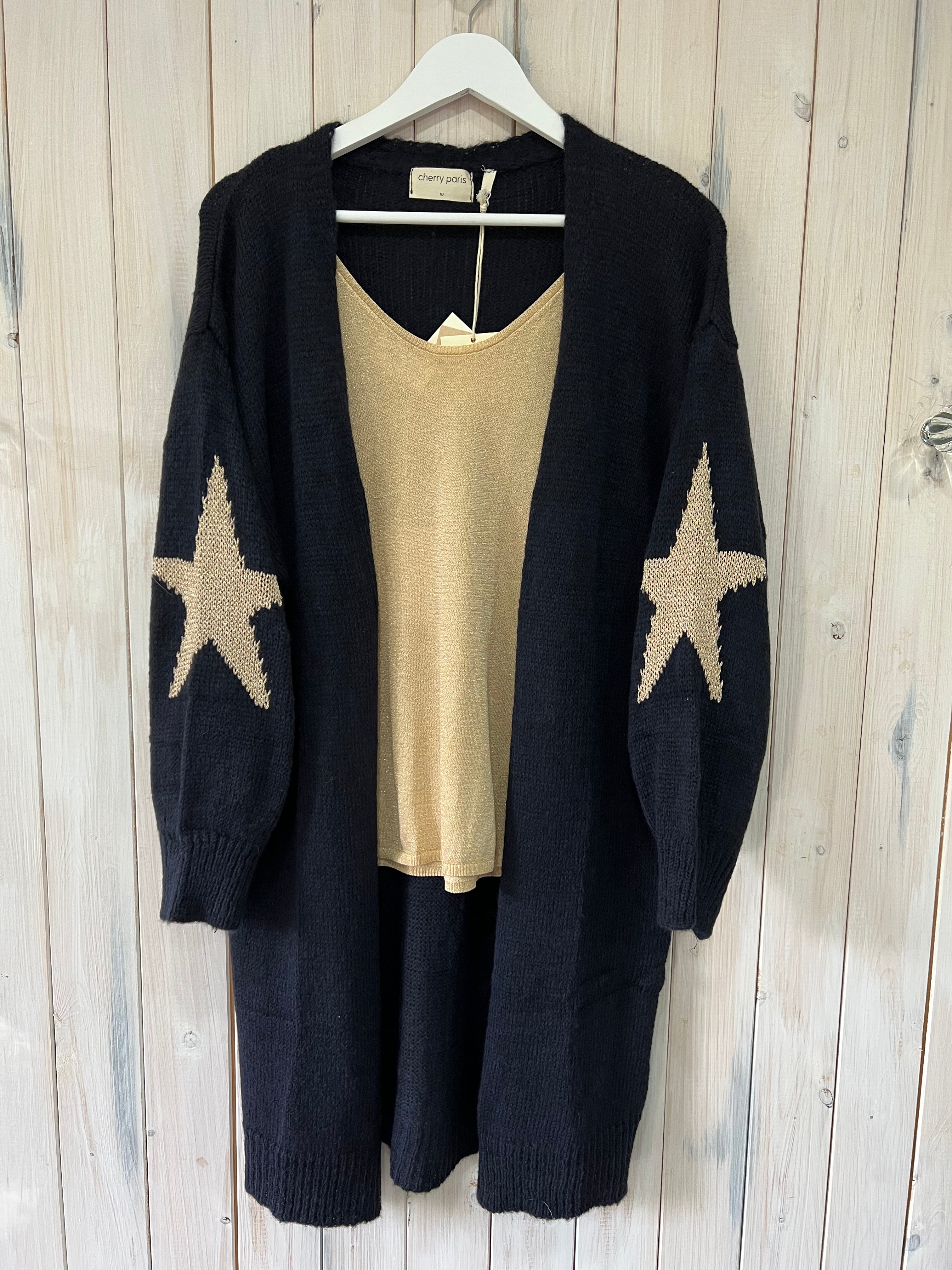 Star Long Cardigan - New Collection