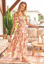 Load image into Gallery viewer, Amaya Print Claudette Maxi Dress - Jaase
