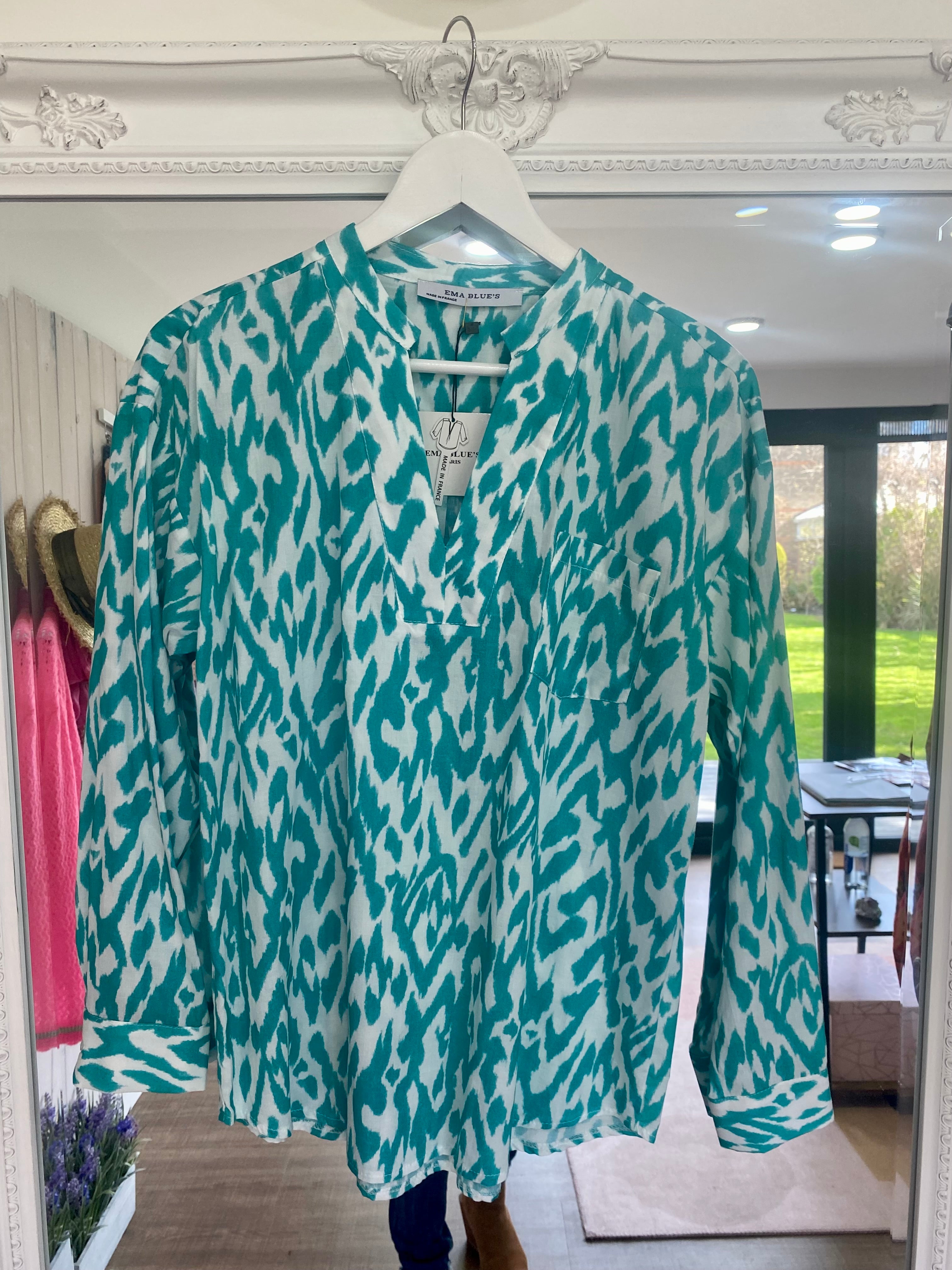 Vanille Blouse - Ema Blues - Last One!