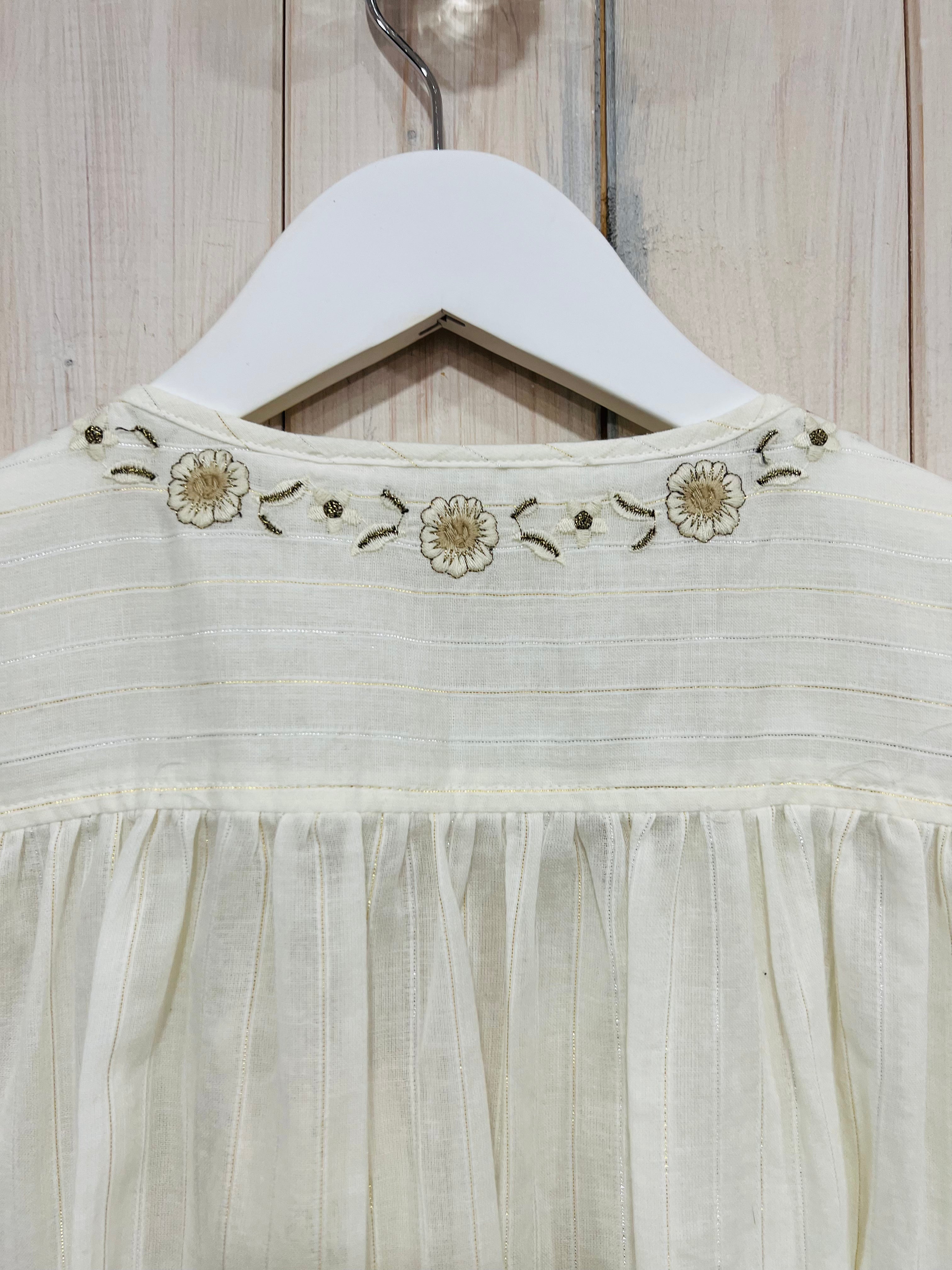 Leona Embroidered Blouse - New Brand - Orfeo Paris